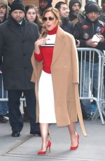 LEAH REMINI Arrives at The View in New York 12/12/2018