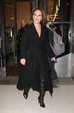 LEAH REMINI Arrives at Watch What Happens Live in New York 12/11/2018