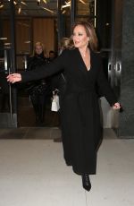LEAH REMINI Arrives at Watch What Happens Live in New York 12/11/2018