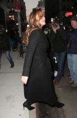 LEAH REMINI Arrives at Watch What Happens Live in New York 12/11/2018