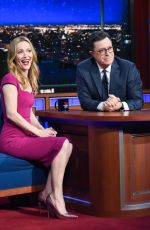 LESLIE MANN at Late Show with Stephen Colbert 12/12/2018
