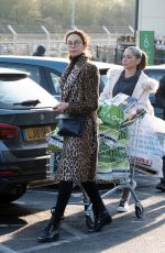LILLY BECKER Shopping at Waitrose Supermarket in London 12/24/2018
