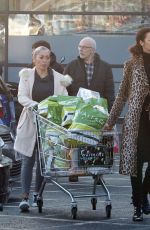 LILLY BECKER Shopping at Waitrose Supermarket in London 12/24/2018