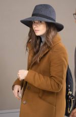 LILY COLLINS at JFK Airport in New York 12/02/2018