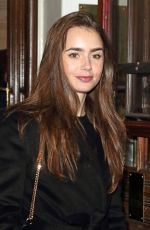 LILY COLLINS at True West Play Opening in London 12/04/2018