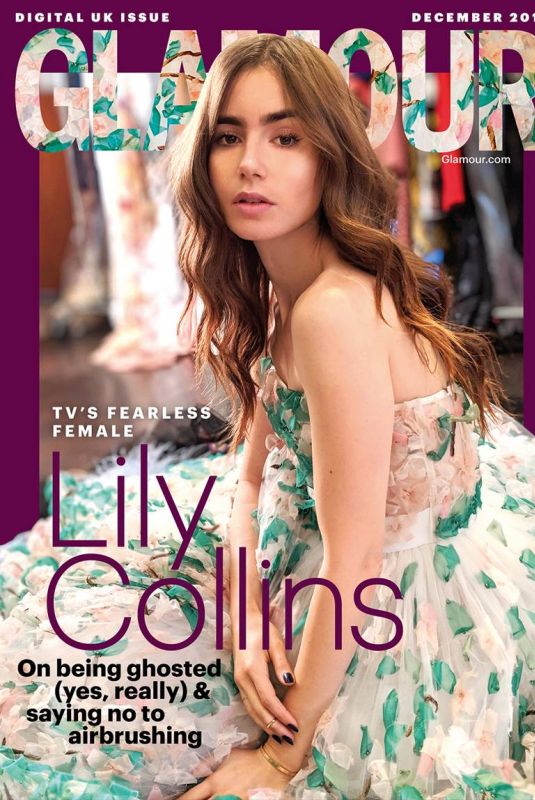 LILY COLLINS in Glamour Magazine, UK December 2018