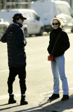 LILY-ROSE DEPP and Timothee Chalamet Out in New York 12/11/2018