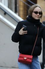 LILY-ROSE DEPP and Timothee Chalamet Out in New York 12/11/2018