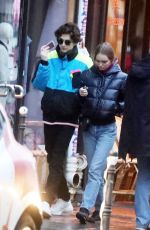 LILY-ROSE DEPP and Timothee Chalamet Out in Paris 12/22/2018