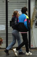 LILY-ROSE DEPP and Timothee Chalamet Out in Paris 12/22/2018