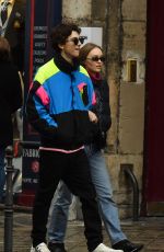 LILY-ROSE DEPP and Timothee Chalamet Out in Paris 12/22/2018
