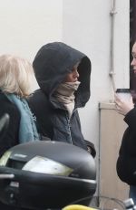 LILY-ROSE DEPP and VANESSA PARADIS Out in Paris 12/19/2018
