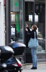 LILY-ROSE DEPP and VANESSA PARADIS Out in Paris 12/19/2018