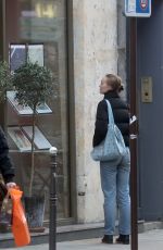 LILY-ROSE DEPP and VANESSA PARADIS Out in Paris 12/19/2018
