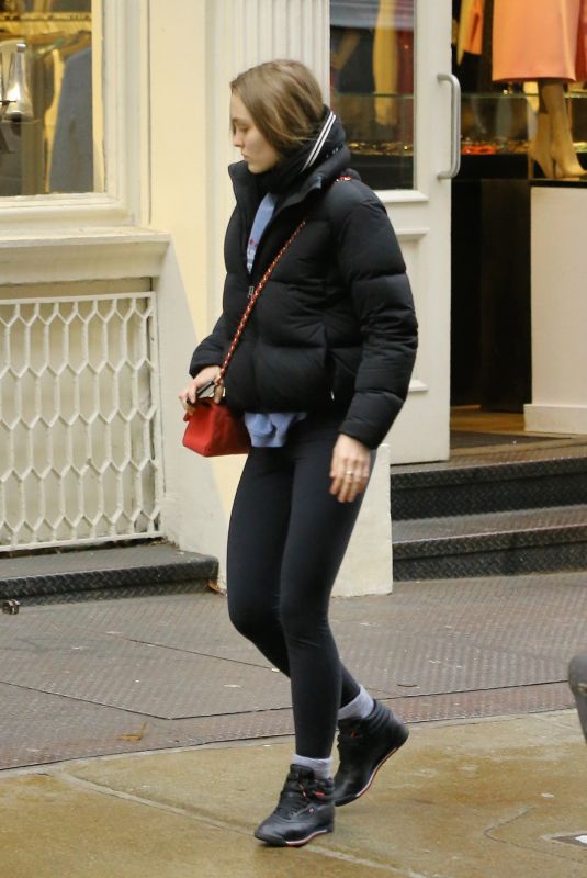 LILY-ROSE DEPP in Tights Out in New York 12/13/2018
