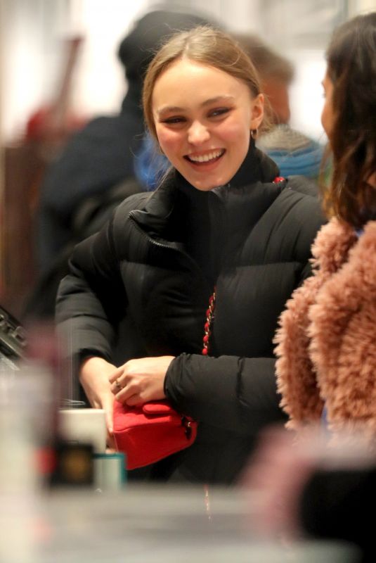 LILY-ROSE DEPP Out Shopping in New York 12/05/2018