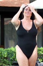 LISA APPLETON at a Pool of Impiana Hotel in Patong 12/15/2018