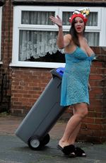 LISA APPLETON on Boxing Day Takes Bins Out 12/26/2018