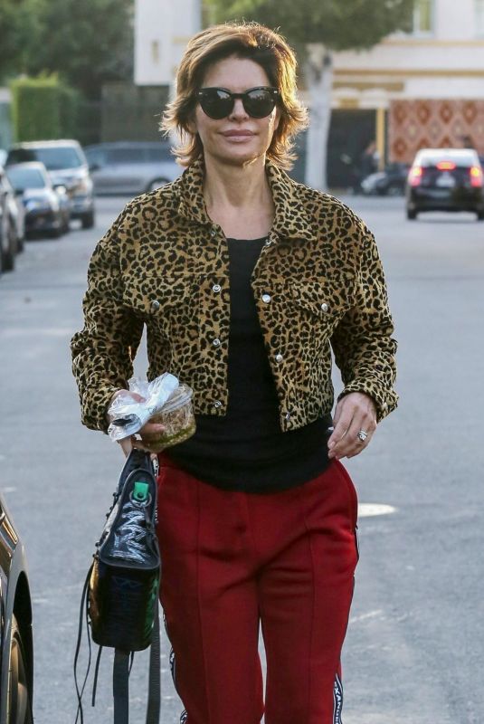LISA RINNA Out and About in Los Angeles 12/21/018