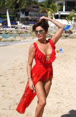 LIZZIE CUNDY at a Beach in Barbados 12/26/2018