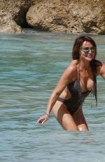 LIZZIE CUNDY in Swimsuit on the Beach in Barbados 12/30/2018