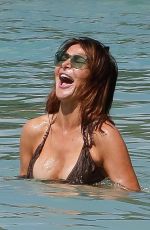 LIZZIE CUNDY in Swimsuit on the Beach in Barbados 12/30/2018