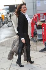 LIZZIE CUNDY Leaves Jeremy Vine Show in London 12/19/2018