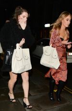 LOTTIE MMOSS and EMILY BLACKWELL at Ours Restaurant in London 11/29/2018