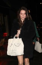 LOTTIE MMOSS and EMILY BLACKWELL at Ours Restaurant in London 11/29/2018