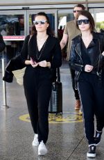 LOTTIE MOSS and EMILY BLACKWELL at Airport in Barbados 12/07/2018