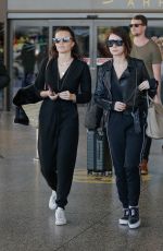 LOTTIE MOSS and EMILY BLACKWELL at Airport in Barbados 12/07/2018