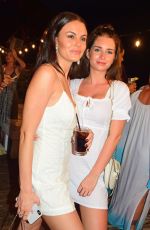 LOTTIE MOSS and EMILY BLACKWELL at Virgin Holidays Departure Beach Launch in Barbados 12/09/2018