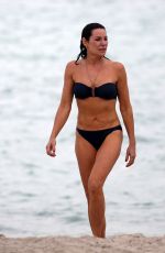 LUANN DE LESSEPS in Bikini at a Beach in Miami 12/04/2018