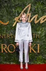LUCY BOYNTON at British Fashion Awards in London 12/10/2018