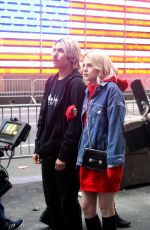 LUCY BOYNTON on the Set of The Politician in New York 11/30/2018