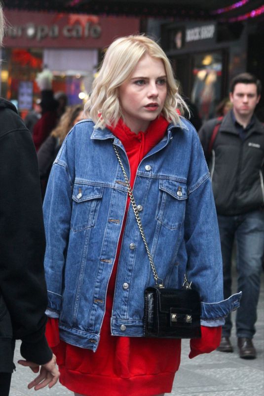 LUCY BOYNTON on the Set of The Politician in New York 11/30/2018