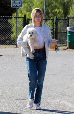 LUCY HALE at a Dog Park in Los Angeles 12/08/2018