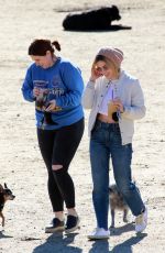 LUCY HALE at a Dog Park in Los Angeles 12/08/2018