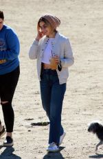 LUCY HALE at a Dog Park in Los Angeles 12/08/2018