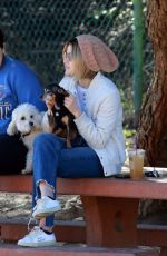 LUCY HALE at a Dog Park in Los Angeles 12/08/2018
