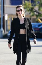 LUCY HALE Heading to a Gym in Los Angeles 12/02/2018