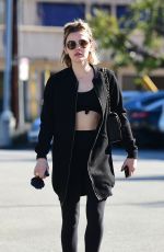 LUCY HALE Heading to a Gym in Los Angeles 12/02/2018