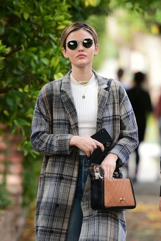 LUCY HALE Out and About in Los Angeles 12/09/2018
