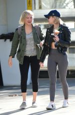 LUCY HALE Out for a Coffee with a Friend in Los Angeles 12/01/2018