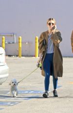 LUCY HALE Out with Her Dog in Los Angeles 12/11/2018