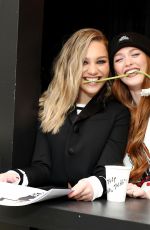 MADDIE ZIEGLER and LARSEN THOMPSON at Daisy Marc Jacobs Popup Newsstand in New York 12/05/2018