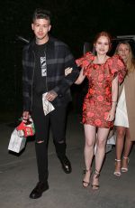 MADELAINE PETSCH Night Out in Los Angeles 12/01/2018