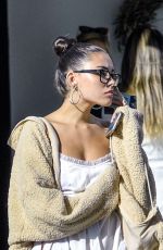 MADISON BEER and Zack Bia at Urth Cafe in Los Angeles 12/03/2018