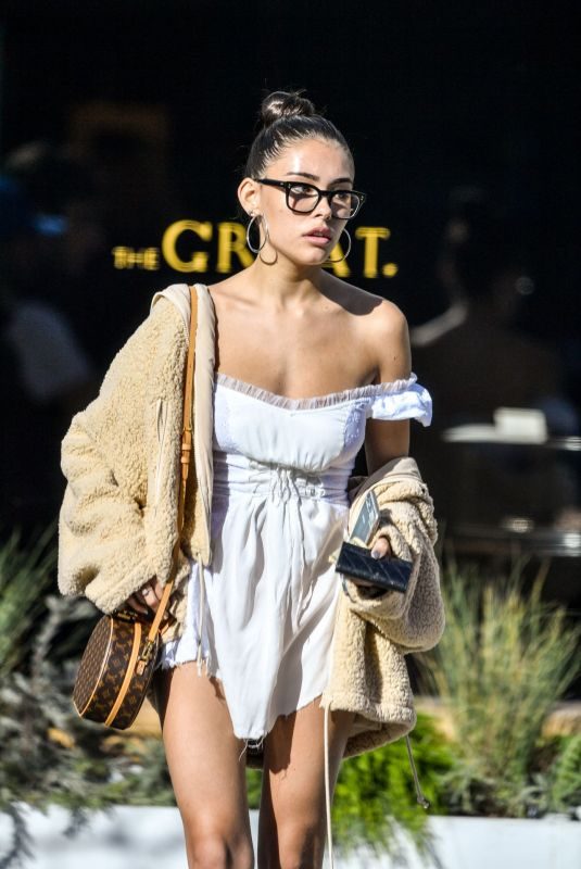 MADISON BEER and Zack Bia at Urth Cafe in Los Angeles 12/03/2018