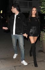 MADISON BEER and Zack Bia Night Out in Los Angeles 12/23/2018